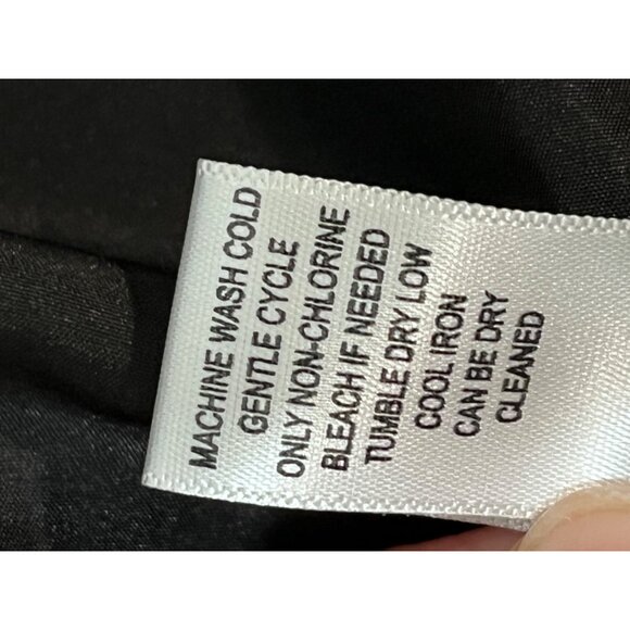 Appleseeds Vintage Womens Tweed Blazer Jacket Size 16 Black & Gray With Floral A - Picture 8 of 11